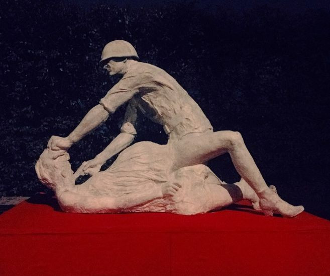 A Student Of Academy Of Fine Arts In Gdańsk Made A Statue Of A Soviet Soldier Abusing A Pregnant Women. This Situation Created A Diplomatic Controversy In 2013 Between Russia And Poland.