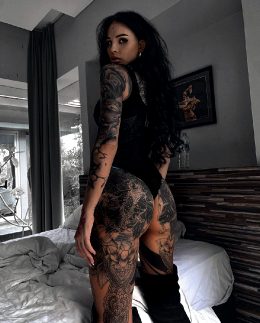 Attractive Tattooed Girl